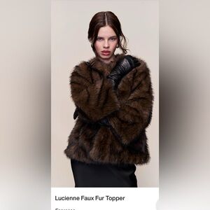 New GUIZIO fur coat PRICE FIRM